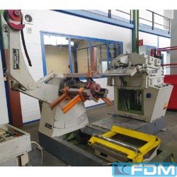 Sheet metal working / shaeres / bending - decoiler straightening machine - SERVOPRESSE SM 600 / TCGS 600