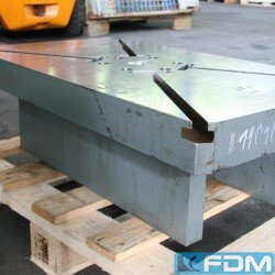Other accessories for machine tools - bolster plate - WMW 800x455x250