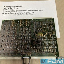 Spare parts - Arburg Leiterplatte - Analogregelkarte