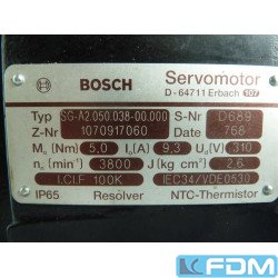 Spreparts for Injektionsmoldingmachines - elec. Sparpart - BOSCH SG-A2.050.038-00.000