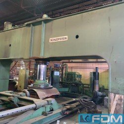 Pressen und Stanzautomaten - Bördelpresse-Doppelständer - hydraulisch - Schleifstein Dishing Manipulator
