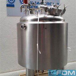 Stainless steel pressure tank, heatable - Diessel 