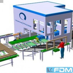 CNC processing centre windows & doors - WORKING PROCESS Fensteranlage -Video-