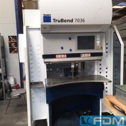 Blechbearbeitung/Scheren/Biegen/Richten/ - Abkantpresse - hydraulisch - TRUMPF Trubend 7036